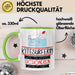 Kitesurferin Weil Es Keinen Schöneren Beruf Gibt Tasse Geschenk für Eine Kitesurferin Lustig Grün Trendation