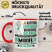 Model Geschenk Tasse Lustiger Spruch Erheben Sie Sich Der Model Betritt den Raum Rot Trendation