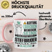 Stiefbruder Geschenk Tasse Lustiger Spruch Erheben Sie Sich Der Stiefbruder Betritt den Raum Rosa Trendation