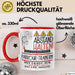 Parkour-Trainerin Tasse Geschenk Lustig Abstand Halten Hochleistungs-Parkour-Trainerin Mit Drang Zur Perfektion Bei Der Arbeit Rot Trendation