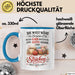 Stricken Tasse Geschenk Welt Waere Besser Wenn Garn Kostenlos Geschenkidee Blau Trendation