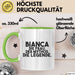 Bianca Tasse Bianca – Die Frau. Der Mythos. Die Legende. Geschenk Grün Trendation