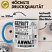 Anwalt Geschenk Lustiger Spruch für Anwalt Geschenkidee Bester Anwalt Der Welt Blau Trendation