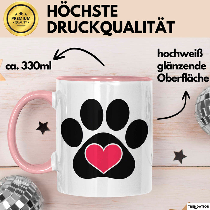 Hunde Liebhaber Tasse Geschenkidee Haustier Eltern Lustiger Geschenkidee Lustig Rosa Trendation