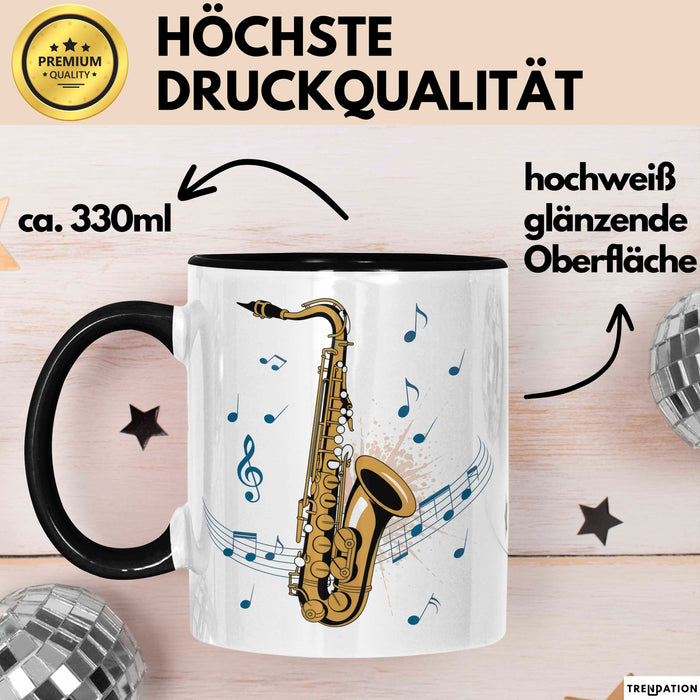 Saxophonspieler Tasse Geschenk Lustige Geschenkidee Spruch Trendation