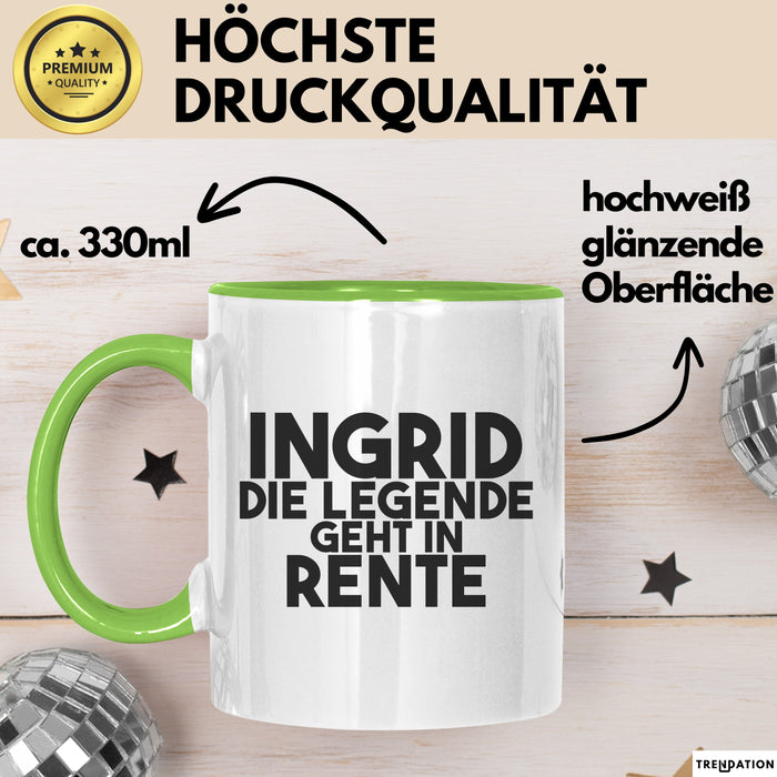 Ingrid Tasse Ingrid – Die Legende Geht In Rente Geschenk