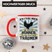 Trendation - Landwirt Spruch Geschenk Tasse Landwirtschaft Geschenke für Männer Traktor Spruch Kaffeetasse Hühner-Flüsterer Bauer Rot Trendation
