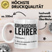 Grundschullehrer Wertschätzung Tasse Geschenk Lustige Geschenkidee Spruch Grundschullehrer Weiß Trendation