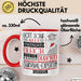 Survival-Expertin Geschenk Becher Tasse Gott Schuf Alle Menschen Gleich Nur Die Besten Durfeten Survival-Expertin Werden Geschenkidee Lustig Rot Trendation