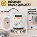 Indie-Fan Tasse Geschenk Becher Stark Attraktiv Furchtlos Indie-Fan Lustige Geschenkidee Weiß Trendation