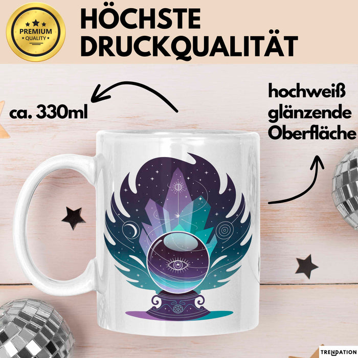 Spiritueller Suchender Tasse Geschenkidee für Innere Reise Weiß Trendation