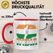 Indien Tasse Geschenk Cricket Indische Cricket-Fans Geschenkidee Rot Trendation