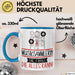 Musiksammlerin Geschenk Tasse Becher Die Frau Die Allen Kann Geschenkidee für eine Musiksammlerin Lustig Blau Trendation