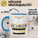 Violinistin Weil Es Keinen Schöneren Beruf Gibt Tasse Geschenk für Eine Violinistin Lustig Blau Trendation