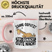 Zähne Geputzt Pipi Gemacht Gute Nacht Tee-Tasse Geschenk Kaffee-Becher Rosa Trendation