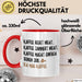 Kaffeetrinker Liebhaber Tasse Geschenk Lustige Geschenkidee Spruch Kaffee Redet Nicht Kaffee Jammert Nicht Rot Trendation