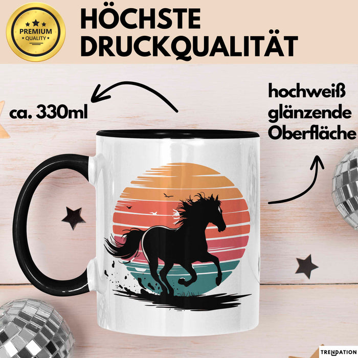 Reiter Tasse Geschenkidee Reitsport Enthusiast Geschenkidee Lustig Trendation