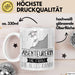 Abenteurerin Geschenk Tasse Becher Die Frau Die Allen Kann Geschenkidee für eine Abenteurerin Lustig Weiß Trendation