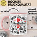 Valentinstag Tasse Geschenk für Ihn Sie Männer Für Paare Freundin Geschenkidee Kaffee-Becher Liebe Ich Liebe dich Jeden Tag Rosa Trendation