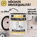 Hundenäher Tasse Geschenk für Hundenäher Geburtstag Lustiger Spruch Kaffee-Becher Was Ist Deine Superkraft Schwarz Trendation