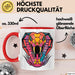 Reptil Schlange Tier Tasse Geschenk Lustige Geschenkidee Spruch Rot Trendation