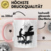 Klavier-Spieler Geschenk Tasse Grafik Piano Spielerin Geschenkidee Becher Rosa Trendation