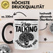 Psychotherapeut Geschenk Tasse Spruch Keep Talking I'm Diagnosing You Seelenklempner Seelenarzt Kaffee-Becher Therapeut Schwarz Trendation