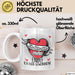 Valentinstag Tasse Geschenk für Ihn Sie Männer Für Paare Freundin Geschenkidee Kaffee-Becher Liebe Ich Liebe Dich Mehr Ende Ich Hab Gewonnen Weiß Trendation