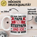 Stiefpapa Papa Tasse Geschenk Vatertag Geschenkidee Ich Habe Zwei Titel Papa Und Stiefpapa Und Ich Rocke Sie Beide Weiß Trendation