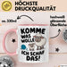 Schaf Tier Bauer Tasse Becher Geschenk Lustige Geschenkidee Spruch Komme Was Wolle Ich Schaf Das Rosa Trendation
