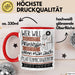 Plattenproduzentin Tasse Geschenk Spruch Wer Will Schon Prinzessin Sein Wenn Man Auch Plattenproduzentin Sein Kann Rot Trendation