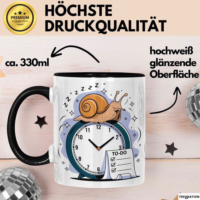 Aufschieber Tasse Geschenk Lustige Geschenkidee Spruch Für Deadline Vermeider Trendation