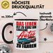 Auto Fahrer Tasse Becher Geschenk Lustige Geschenkidee Spruch Das Leben Ist Zu Kurz Um Langsame Autos Zu Fahren Trendation
