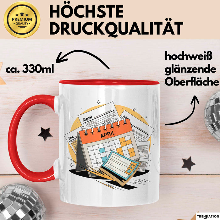 Steuerberater Tasse Geschenk Lustige Geschenkidee Spruch Für Steuer Saison Profis Rot Trendation