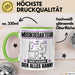 Musikredakteur Tasse Geschenk für Musikredakteur Der Mann Der Alles Kann Geschenkidee zum Geburtstag Grün Trendation