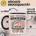 Opa Tasse Geschenk Die Meisten Menschen Nennen Mich Beim Namen Grossvater Geschenkidee Becher Schwarz Trendation