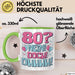 80er Geburtstag Geschenk Männer Frauen 80 Nein Doch Ohhhh Lustiger Spruch Geschenkidee Kaffee-Becher Grün Trendation