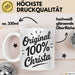 Christa Tasse Geschenk Original 100% Christa Geschenkidee Geburtstag Weiß Trendation