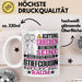 Stiefcousin Geschenk Tasse Lustiger Spruch Erheben Sie Sich Der Stiefcousin Betritt den Raum Weiß Trendation