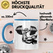 Bodybuilder Tasse Geschenkidee für Fitness Experten Blau Trendation