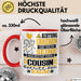 Cousin Geschenk Tasse Lustiger Spruch Erheben Sie Sich Der Cousin Betritt den Raum Rot Trendation