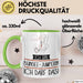 Geschenk für Bungee-Jumperin Tasse Lustige Geschenkidee Geburtstag Ich Bin Bungee-Jumperin Ich Darf Das Grün Trendation