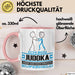 Judoka Geschenk Tasse Ich Bin Judoka Aber Sag Doch Einfach Superheld Lustige Geschenkdiee für Judoka Kaffee-Becher Rosa Trendation
