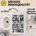 Sarkasmus Tasse Geschenk Slapped You 3 Times In My Head Geschenkidee Lustig Weiß Trendation