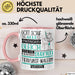 Tierkunst-Malerin Geschenk Becher Tasse Gott Schuf Alle Menschen Gleich Nur Die Besten Durfeten Tierkunst-Malerin Werden Geschenkidee Lustig Rosa Trendation