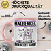 Halbenkel Tasse Geschenk für Halbenkel Der Mann Der Alles Kann Geschenkidee zum Geburtstag Rosa Trendation