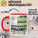 Posaunist Geschenk Tasse Lustiger Spruch Erheben Sie Sich Der Posaunist Betritt den Raum Rot Trendation