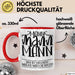 Mann Mann Mann Hier Ist Vielleicht Wieder Was Los Heute Tasse Geschenk Arbeit Büro Arbeitstasse Kaffee-Becher Rot Trendation