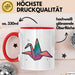 Origami Fan Tasse Geschenk Lustige Geschenkidee Spruch Für Papier Künstler Rot Trendation