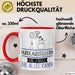 Hundeausstellerin Geschenk Tasse Becher Die Frau Die Allen Kann Geschenkidee für eine Hundeausstellerin Lustig Rot Trendation